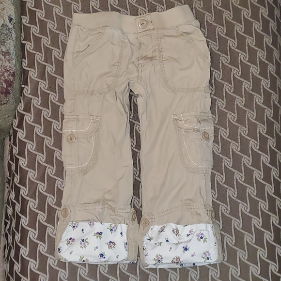 George Pretty Floral Clam Diggers - Picture 1 of 4